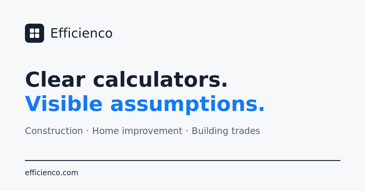 Efficienco preview